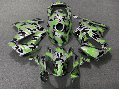 2002-2012 Verde Camuflaje VFR800 Carenado