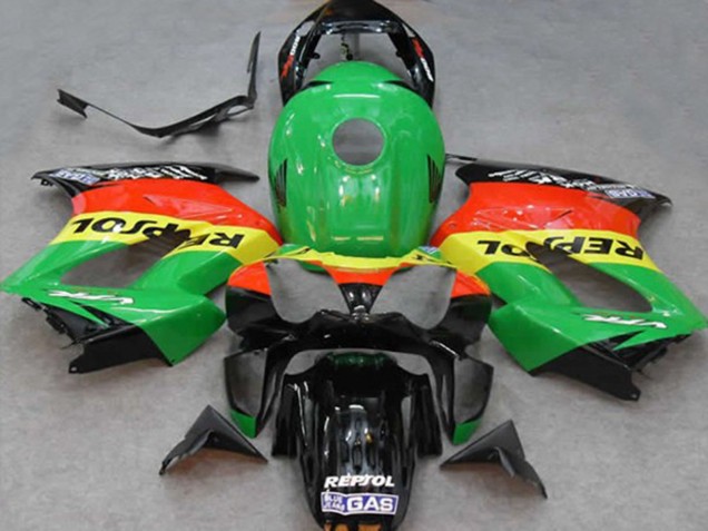 2002-2012 Verde Repsol VFR800 Carenado
