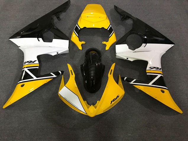 2003-2004 Amarillo Brillante & Blanco R6 Carenado