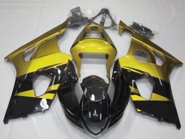 2003-2004 Amarillo Brillante & Negro GSXR 1000 Carenado