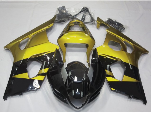 2003-2004 Amarillo Brillante & Negro GSXR 1000 Carenado