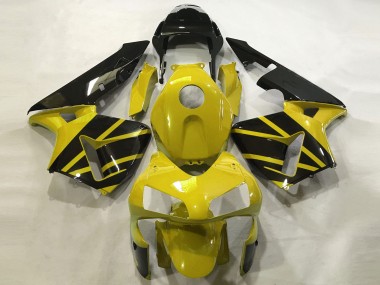 2003-2004 Amarillo Mostaza & Negro Brillante CBR600RR Carenado