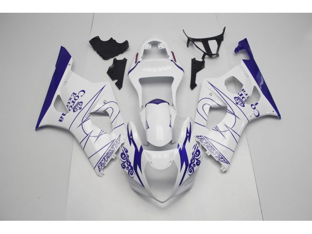 2003-2004 Azul & Blanco Corona GSXR 1000 Carenado