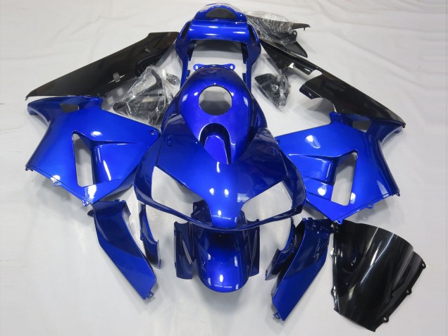 2003-2004 Azul Brillante & Negro CBR600RR Carenado