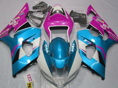 2003-2004 Azul Brillante & Negro Mate GSXR 1000 Carenado