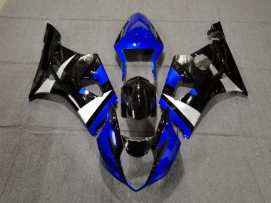 2003-2004 Azul Brillante Negro & Plateado GSXR 1000 Carenado