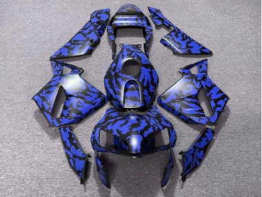 2003-2004 Azul Camuflaje CBR600RR Carenado