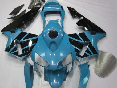 2003-2004 Azul Claro & Negro Brillante CBR600RR Carenado