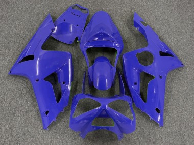 2003-2004 Azul Oscuro Liso ZX6R Carenado