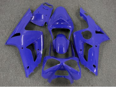 2003-2004 Azul Oscuro Liso ZX6R Carenado