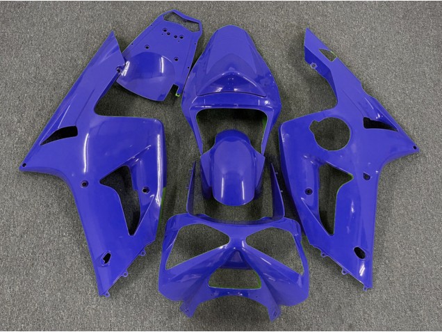 2003-2004 Azul Oscuro Liso ZX6R Carenado