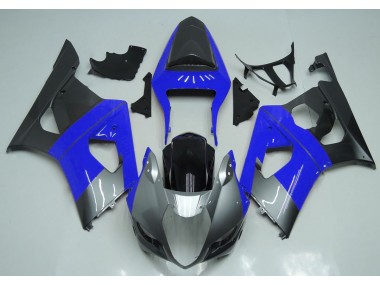 2003-2004 Azul Plata & Negro GSXR 1000 Carenado