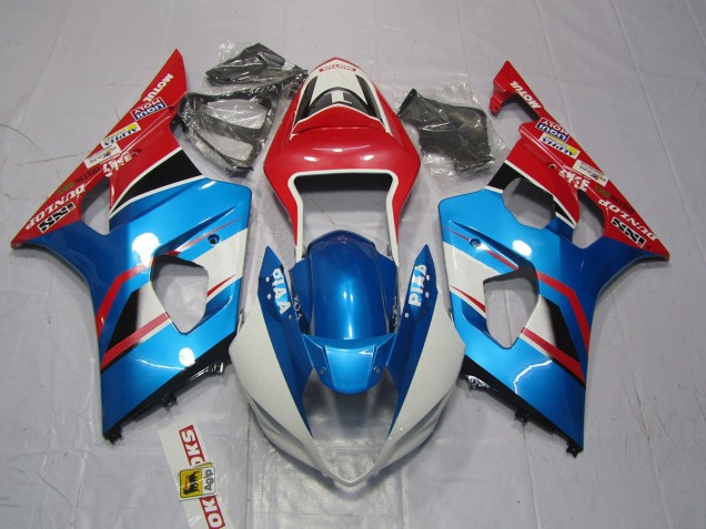 2003-2004 Azul & Rojo GSXR 1000 Carenado