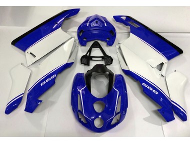 2003-2004 Blanco Azul & Negro Ducati 749 999 Carenado