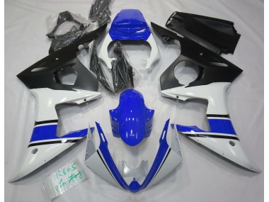 2003-2004 Blanco Brillante & Azul R6 Carenado