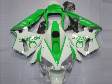 2003-2004 Blanco Brillante & Verde Pramac CBR600RR Carenado