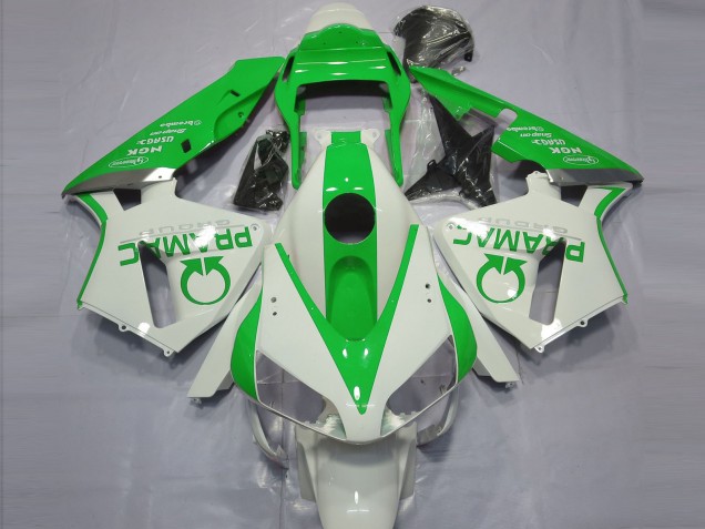 2003-2004 Blanco Brillante & Verde Pramac CBR600RR Carenado