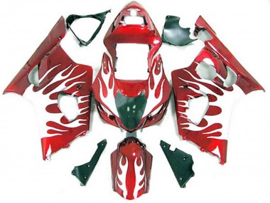 2003-2004 Blanco & Rojo Llama GSXR 1000 Carenado