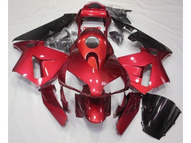2003-2004 Caramelo Rojo Liso CBR600RR Carenado