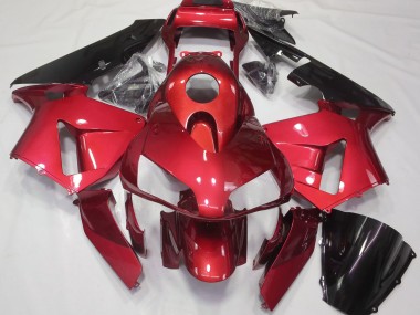 2003-2004 Caramelo Rojo Liso CBR600RR Carenado