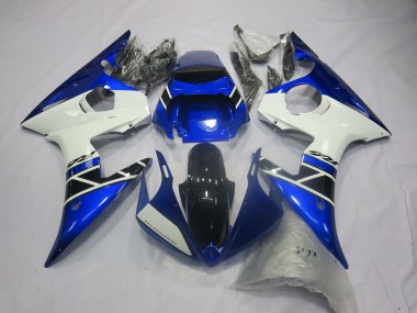 2003-2004 Estilo Azul Blanco OEM R6 Carenado