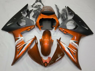 2003-2004 Naranja Brillante & Blanco R6 Carenado