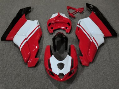 2003-2004 Rojo Brillante & Blanco Ducati 749 999 Carenado