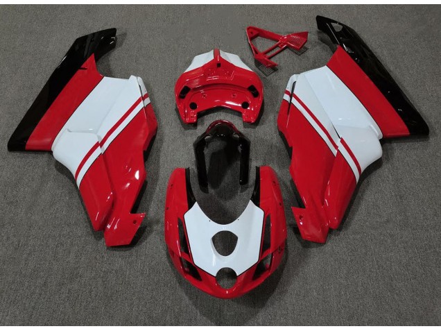2003-2004 Rojo Brillante & Blanco Ducati 749 999 Carenado