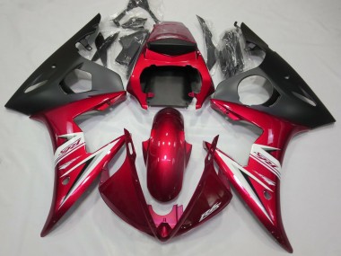 2003-2004 Rojo Brillante & Blanco R6 Carenado