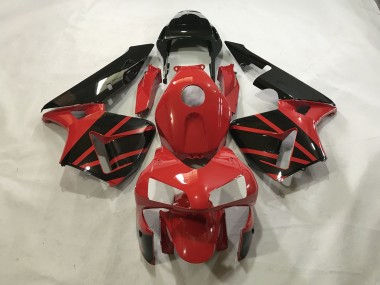 2003-2004 Rojo Brillante / Negro CBR600RR Carenado
