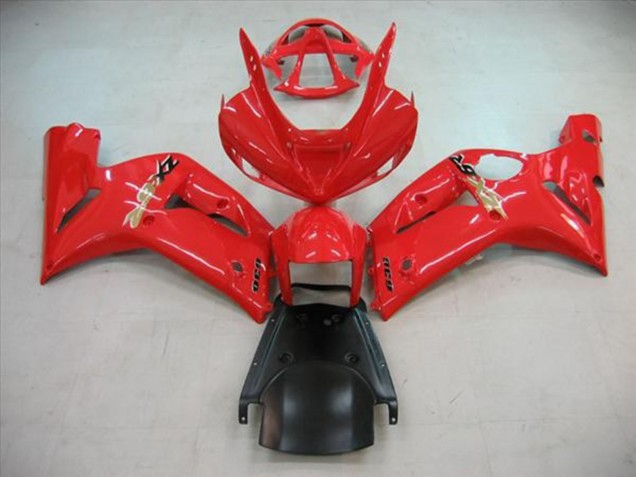 2003-2004 Rojo Brillante ZX6R Carenado