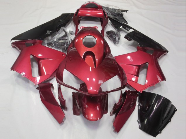 2003-2004 Rojo Caramelo Brillante CBR600RR Carenado