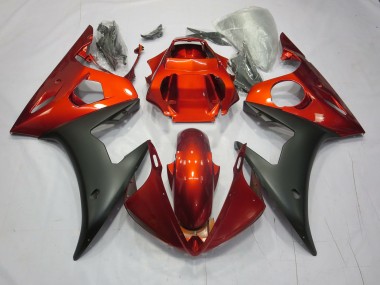 2003-2004 Rojo / Naranja Mate R6 Carenado