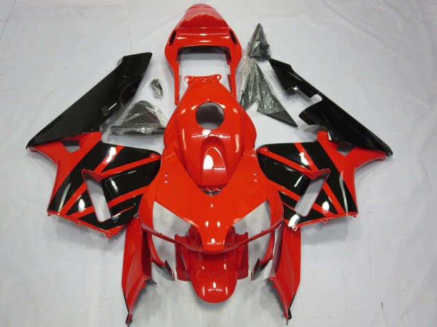 2003-2004 Rojo Negro OEM Estilos CBR600RR Carenado