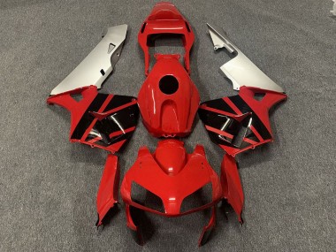 2003-2004 Rojo Negro & Plata CBR600RR Carenado