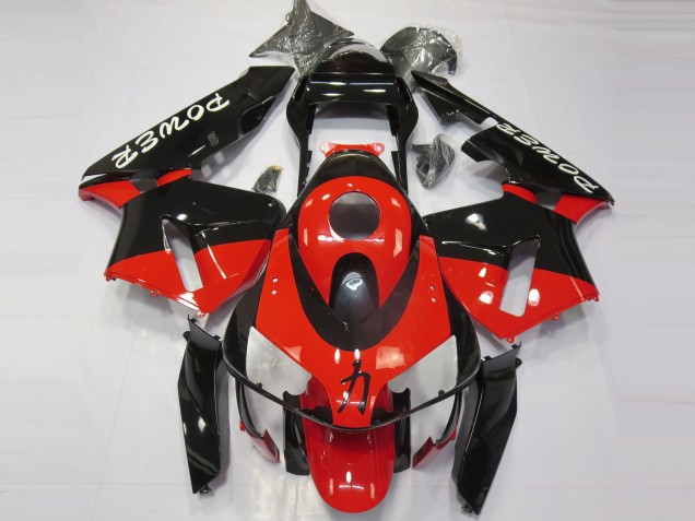 2003-2004 Rojo Negro Poder CBR600RR Carenado