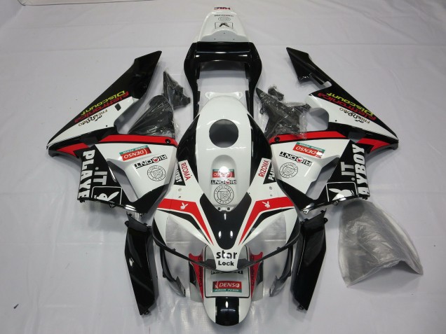 2003-2004 Rojo Playboy CBR600RR Carenado