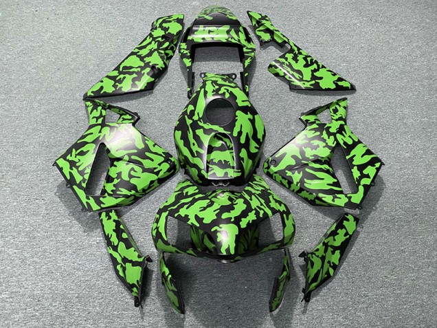 2003-2004 Verde Camuflaje CBR600RR Carenado