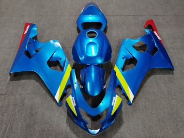 2004-2005 Amarillo Azul Perla GSXR 600-750 Carenado