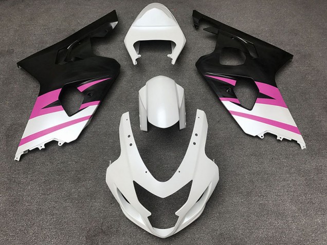 2004-2005 Blanco Mate & Rosa GSXR 600-750 Carenado