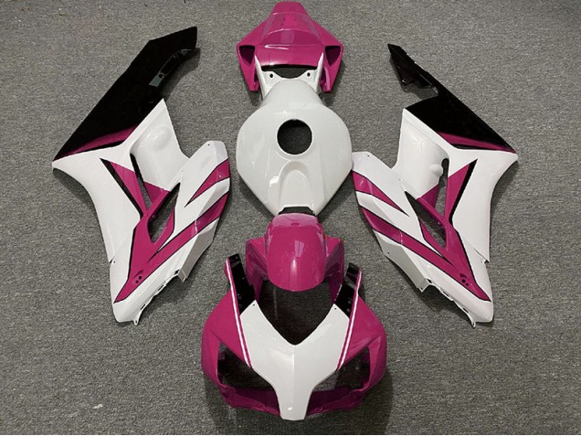 2004-2005 Blanco Rosa & Negro Brillante CBR1000RR Carenado