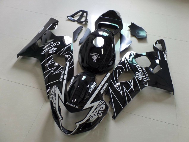 2004-2005 Corona Negro GSXR 600-750 Carenado