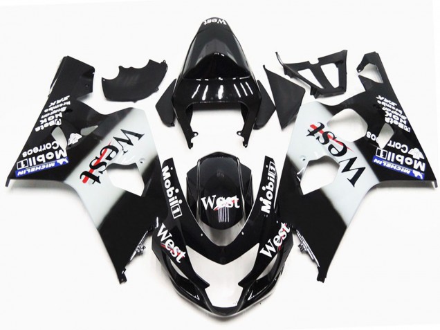 2004-2005 Estilo Brillante West OEM GSXR 600-750 Carenado