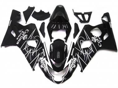 2004-2005 Estilo Negro Brillante Corona GSXR 600-750 Carenado