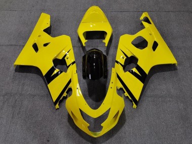 2004-2005 Estilo Personalizado OEM Amarillo Brillante Brillante GSXR 600-750 Carenado