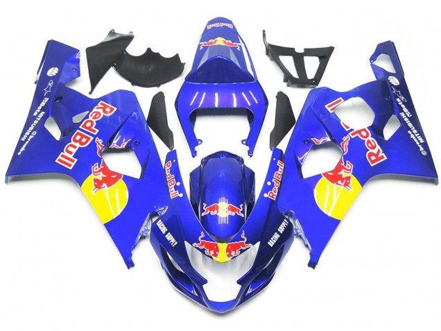 2004-2005 Estilo Vibrante Azul Rojo Toro GSXR 600-750 Carenado
