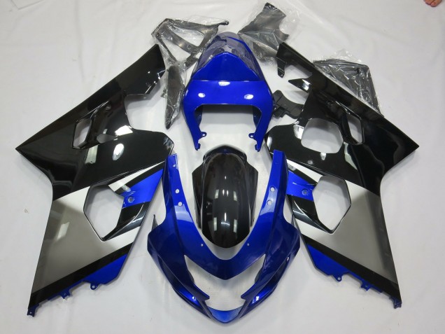2004-2005 Gris Azul & Negro GSXR 600-750 Carenado