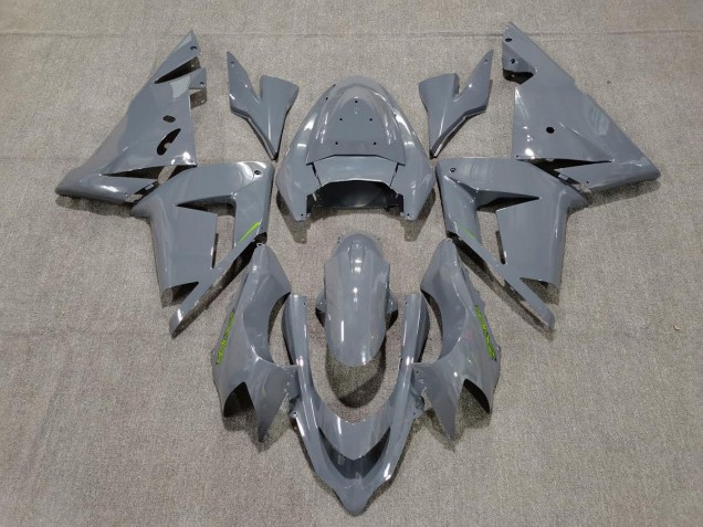 2004-2005 Gris Brillante & Verde ZX10R Carenado