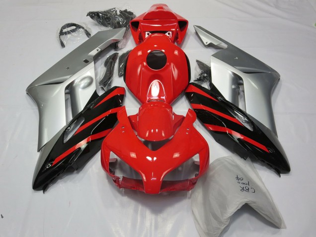 2004-2005 Plata Rojo & Negro CBR1000RR Carenado