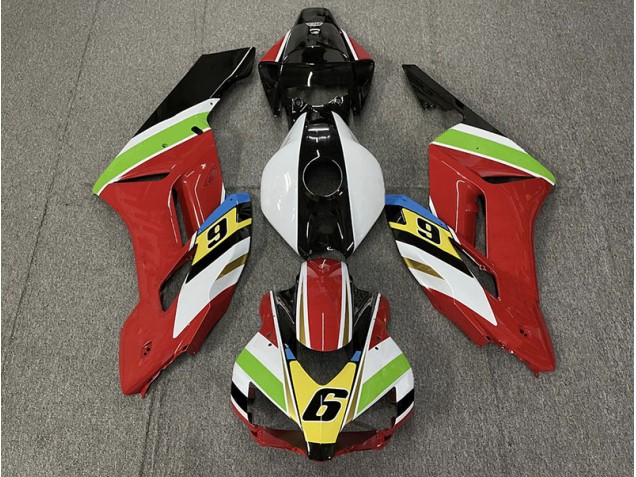 2004-2005 Rojo 6 CBR1000RR Carenado